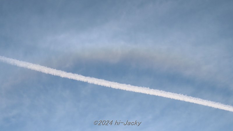 内暈と飛行機雲