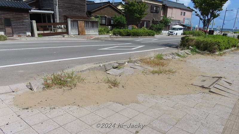 輪島の噴砂