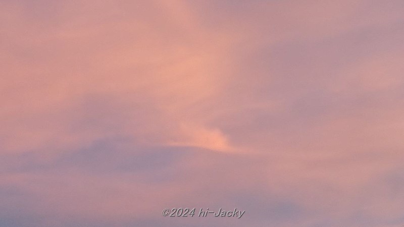 雲でできた「火の鳥」