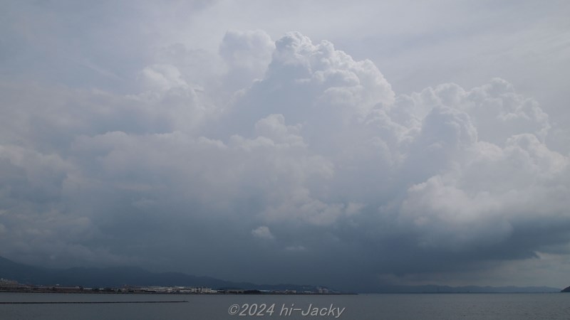 豊橋に現れた積乱雲