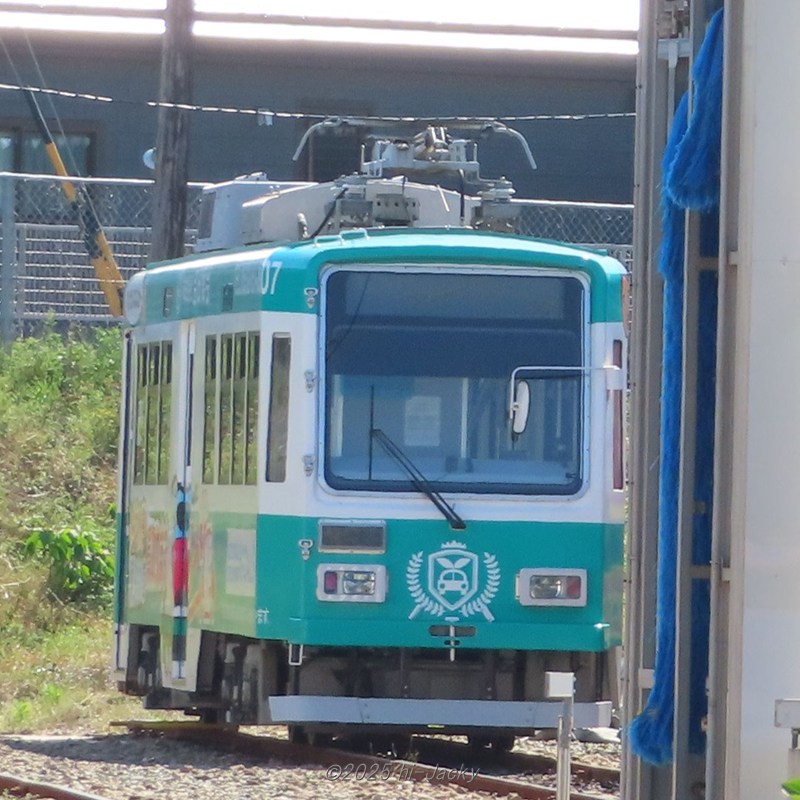 豊橋の路面電車,3500形(3503,ラッピング:吉田商会)