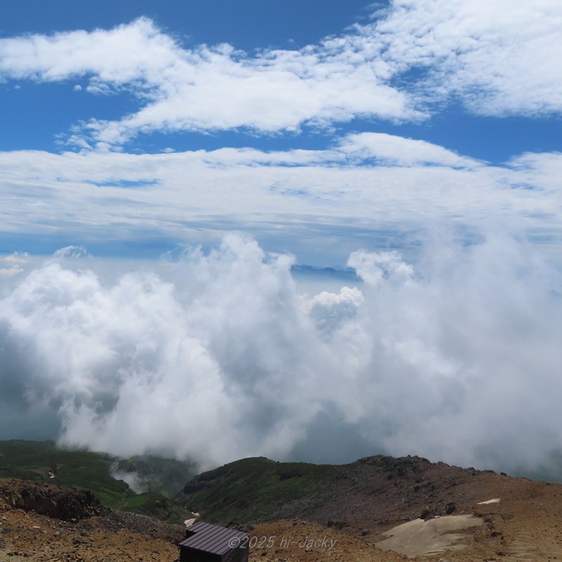 御嶽山で見た雲
