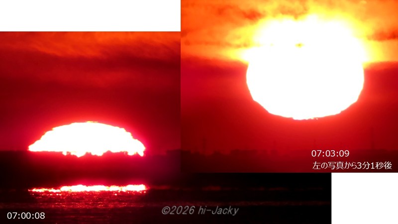 大気の境目の現象，その3