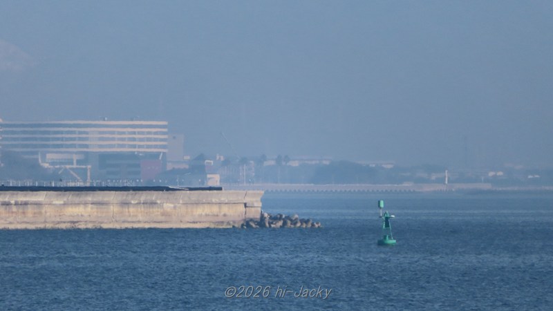 蜃気楼なしのときのラグーナ蒲郡の様子