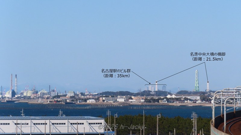 名古屋駅方面の眺望