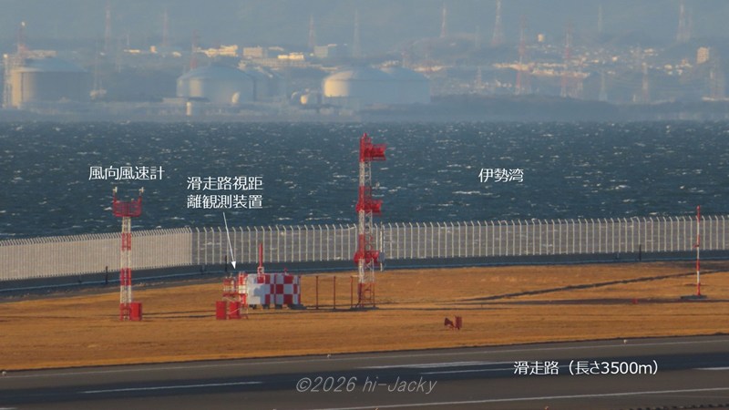 セントレアの気象観測装置