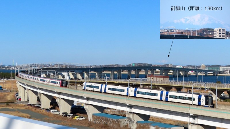 御嶽山方面の眺望