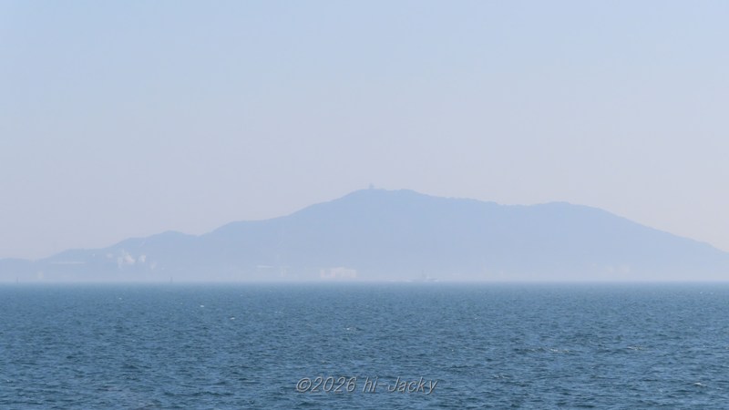 蜃気楼観測前の空気の様子