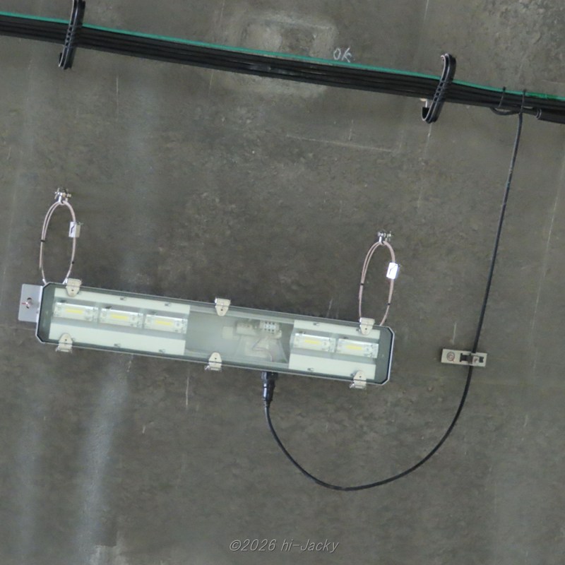 トンネルの照明装置(LED)
